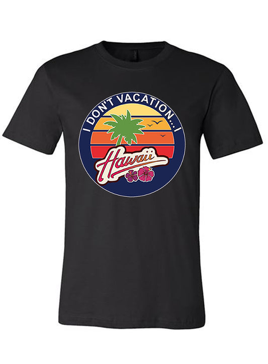 Hawaii Black T-Shirt