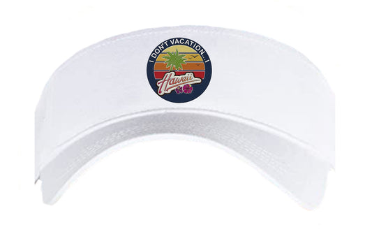 Hawaii Visor - White